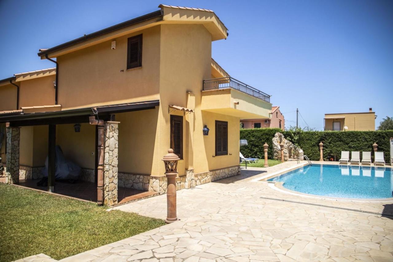 Dimora Fanale, Villa Esclusiva Con Piscina Privata - Fanale Rentals Altavilla Milicia Ngoại thất bức ảnh
